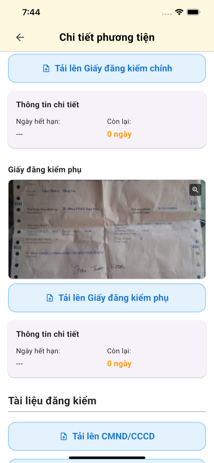 Thông tin Phương tiện