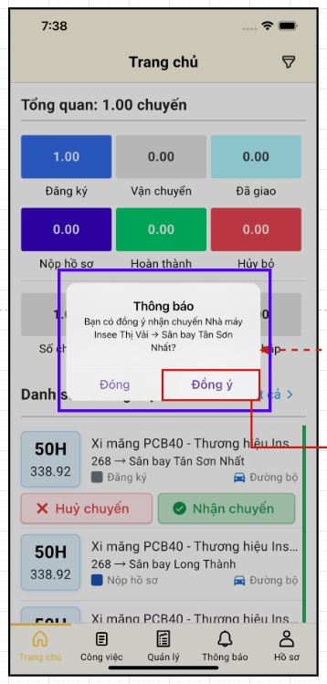 Nhận chuyến